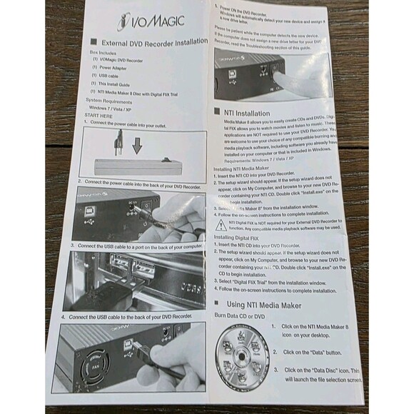 I/O Magic External DVD R/Rw Dual Format Double Layer DVD Drive, LightScribe - Picture 8 of 8